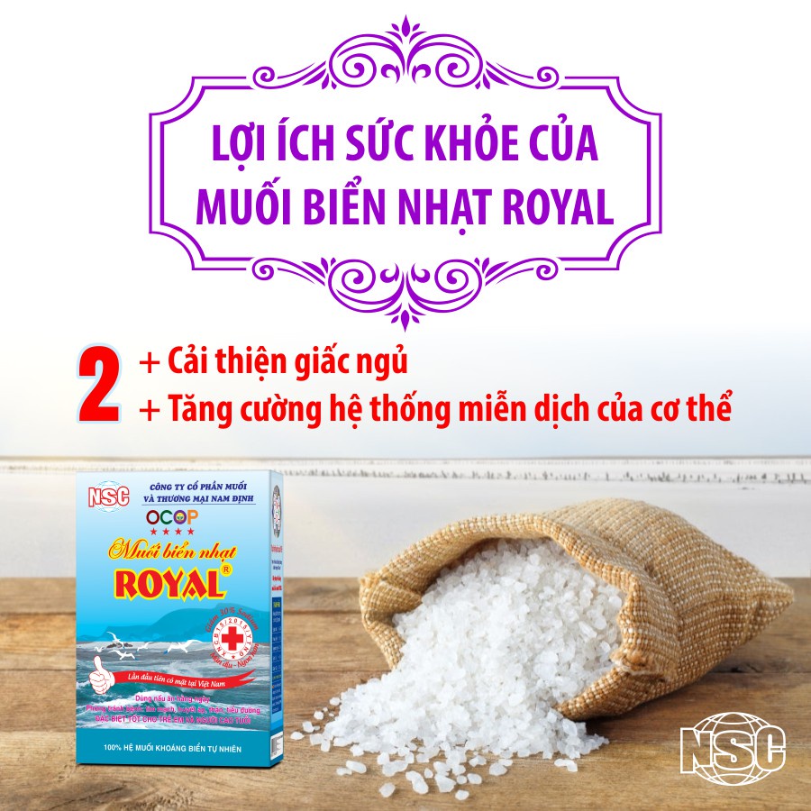 Muối biển nhạt Royal Sea Salt 250g
