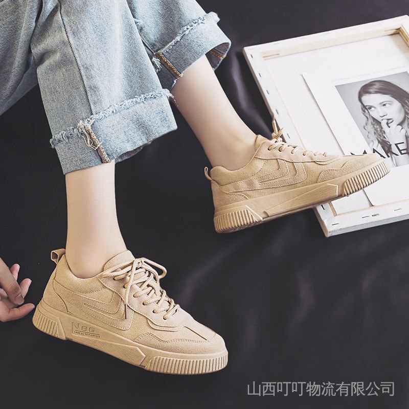 Giày Thể Thao Canvas Màu Đen Đế Bằng Dễ Phối Đồ Size Lớn 41-43 Cho Nữ