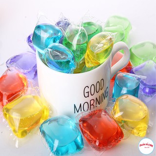 Hộp 30 Viên Giặt Xả Vải Quần Áo Làm Mềm Vải Lưu Hương Thơm Dịu Nhẹ 00865
