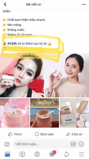 (Hàng chuẩn)Kem Make up Thần Thánh Tree Chada Thái Lan