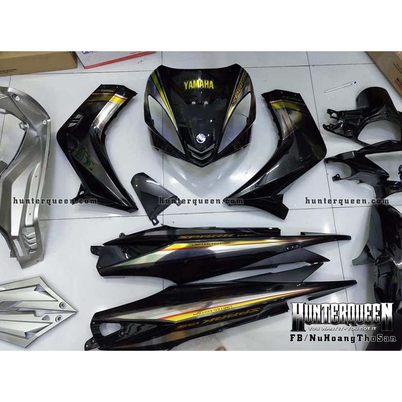 Tem xe Exciter 2009 đẹp - Tem Spark chỉ, chất liệu crom - Kéo qua để xem thêm mẫu tem - Tùy chỉnh theo yêu cầu