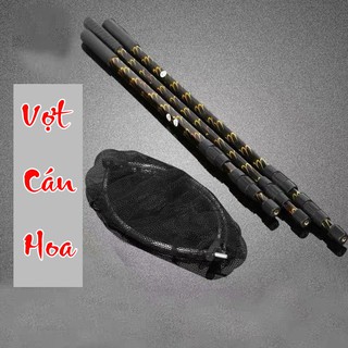 Vợt cá cán hoa vợt vớt cá vợt lấy cá sơn tĩnh điện