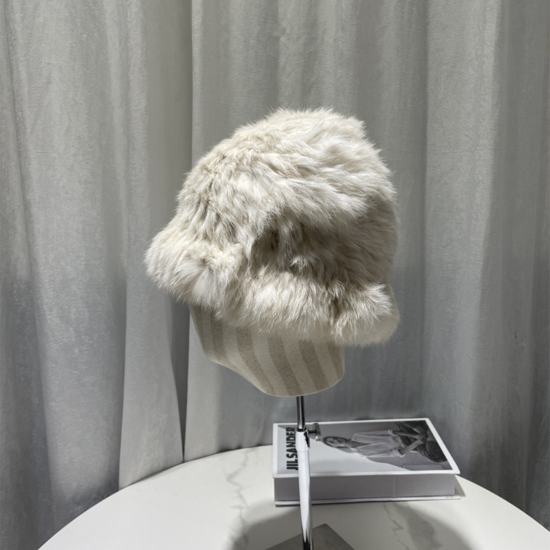 Nón Tai Bèo Phối Lông Mềm Dày Dặn Giữ Ấm Nhiều Màu Sắc Cho Nữ