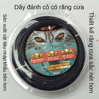 ✌№☃Máy cắt cỏ chạy xăng nhập khẩu dây thép nylon xoắn ốc vuông tròn răng cưa 2.4 / 2.7 / 3.0