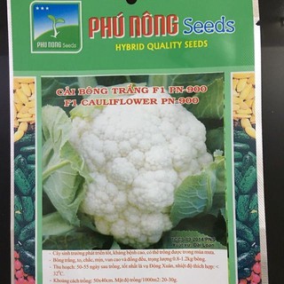 Hạt Giống Cải bông Trắng Phú Nông 0.3gram