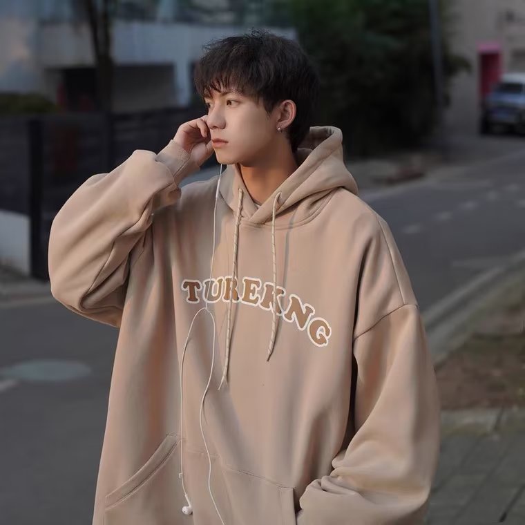 Áo hoodie Dáng Rộng In Chữ Thời Trang Hàn Quốc Chất Lượng Cao