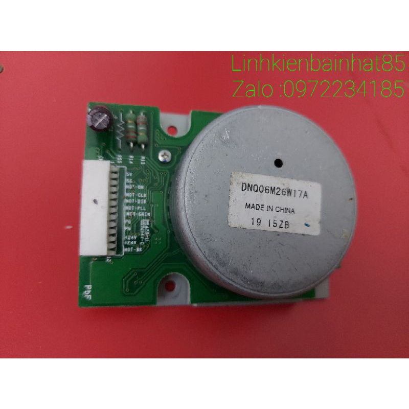 Motor không chổi than 15v-24v 26w tháo máy photo chế quạt nlmt.