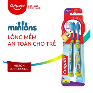 Bộ 2 bàn chải Colgate Minion Twin cho trẻ em