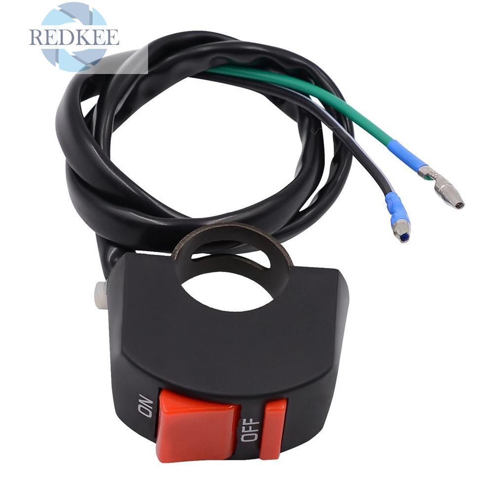 Rơ Le Công Tắc Bật / Tắt Gắn Tay Lái Xe Mô Tô Redkee 7 / 8in