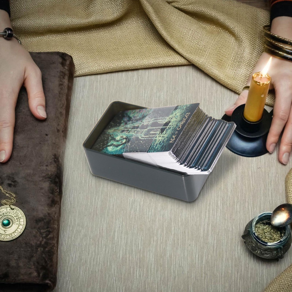 Bộ Bài Tarot 78 Lá Màu Bạc