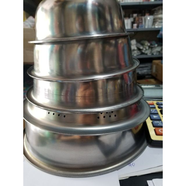 BỘ TÔ INOX 5 KÍCH CỠ, TỪ 18-26CM, DÀY ĐẸP