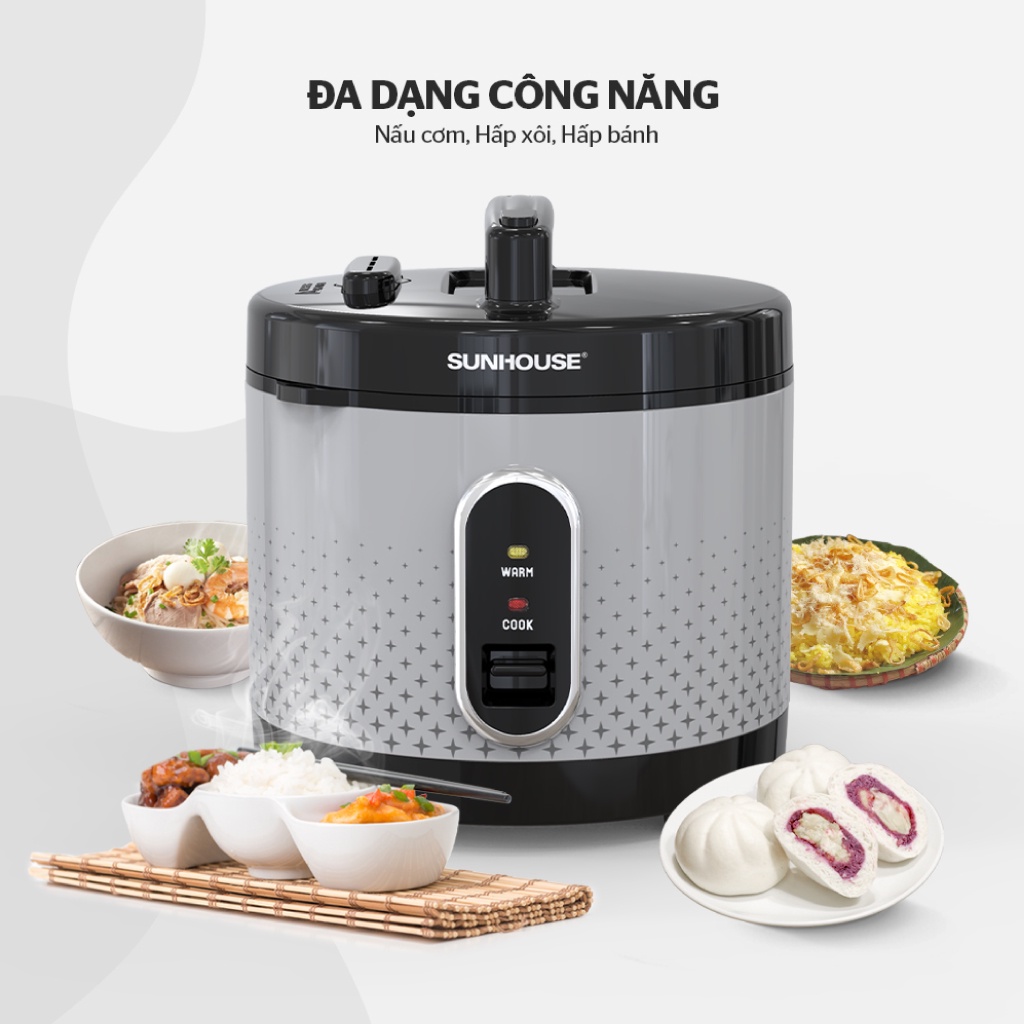 Nồi cơm điện 3 Lít Sunhouse SHD8306