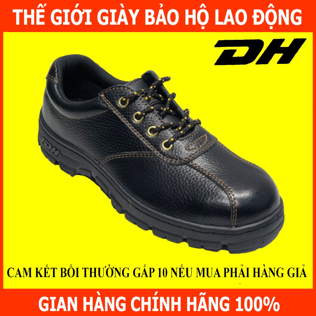 [HÀNG CHÍNH HÃNG]Giày bảo hộ lao động IDH K13 Thấp Cổ Chống Thấm Nước, Đế Cao Su Chống Dầu, Chịu Nhiệt Độ Cao