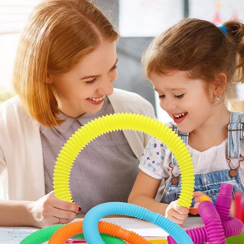 Lục Lạc Đồ Chơi Co Giãn Nhiều Màu Sắc Cho Bé