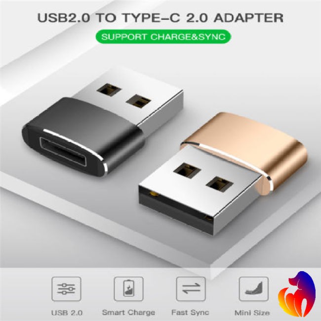 Thiết bị chuyển đổi dữ liệu đầu USB-C Type C sang cổng USB A 2.0