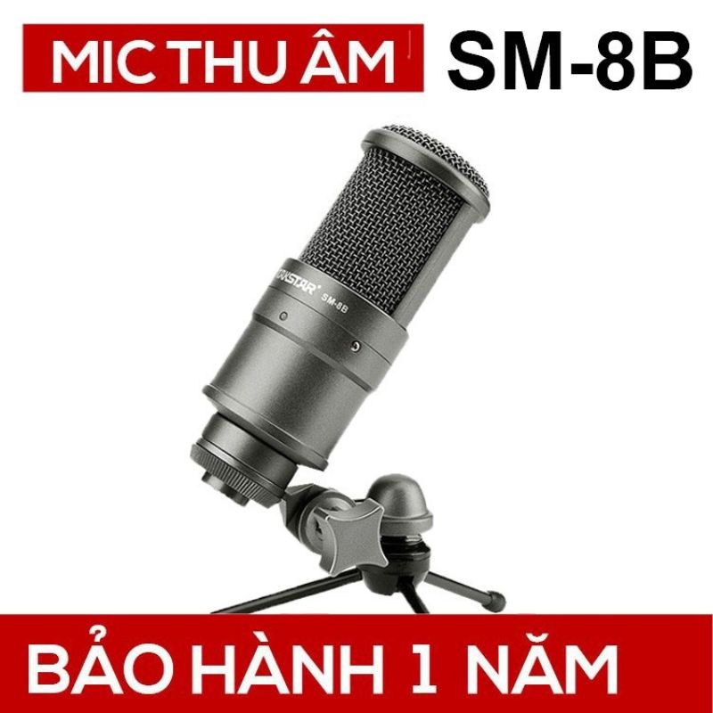 MICRO THU ÂM LIVESTREAM CHUYÊN NGHIỆP TAKSTAR SM8B - HÀNG CHÍNH HÃNG 100%