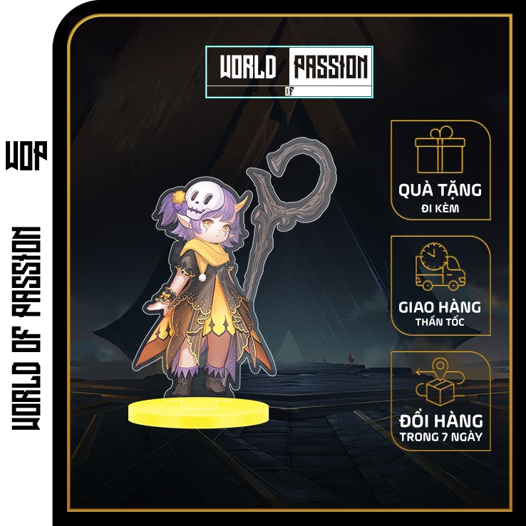 Mô Hình Nhân Vật Alice Tiểu Quỷ Bí Ngô Trong Game Liên Quân Mobile
