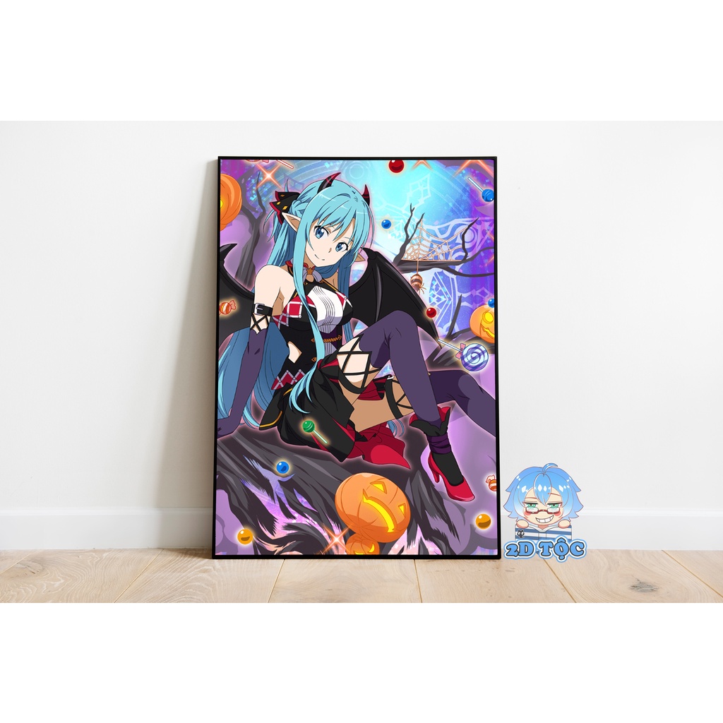 Tranh poster A3 Yuuki Asuna (3) Anime Sword Art Online chất liệu giấy cao cấp - 2D Tộc Shop