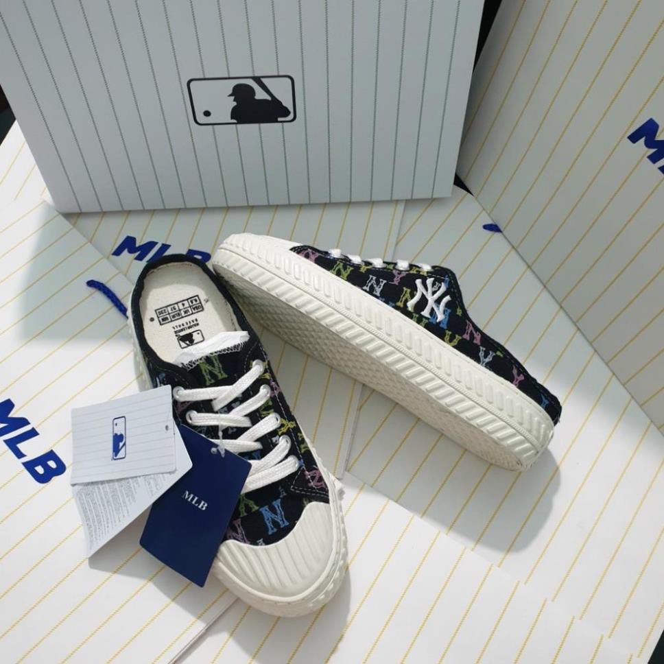 Giày Sục NY Nữ Họa Tiết, Sục 𝐌𝐋𝐁  NY đen Độn đế mới nhất 2021 | BigBuy360 - bigbuy360.vn