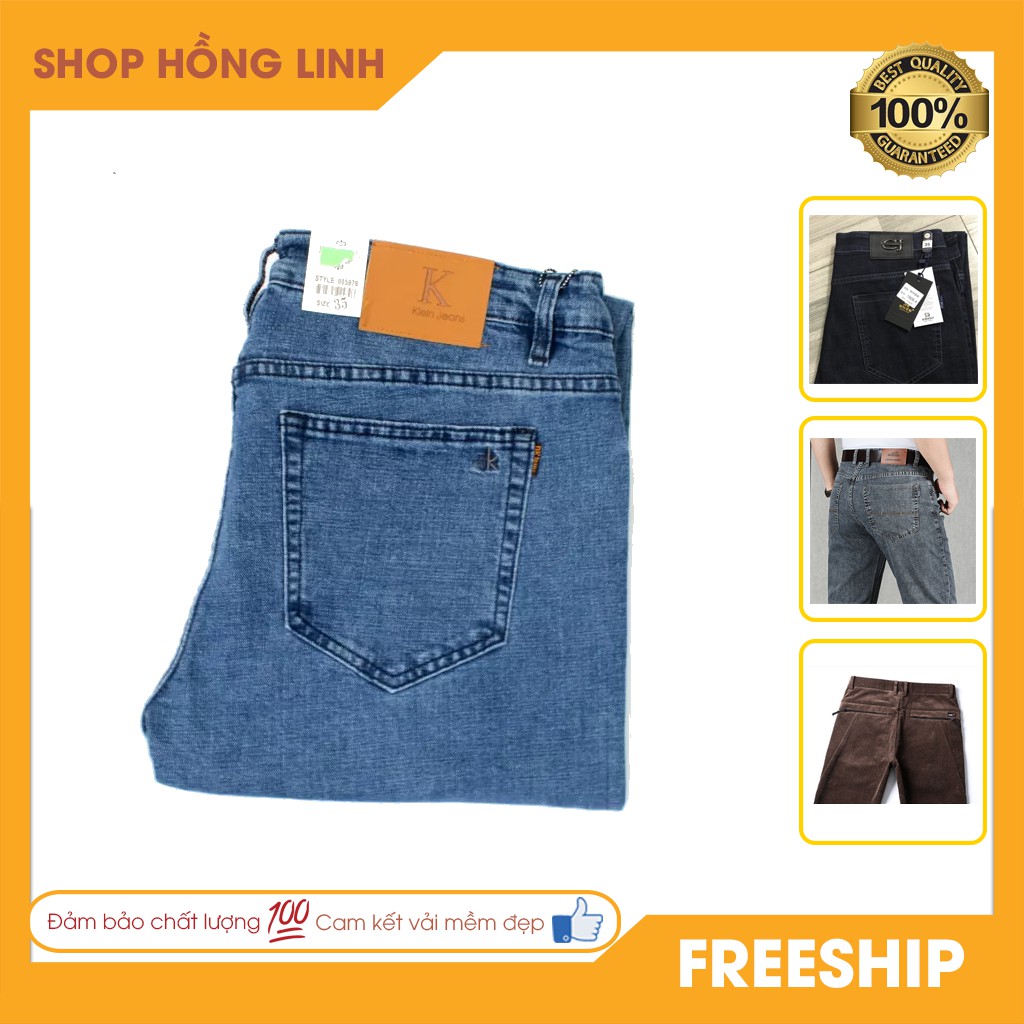 Quần Jean Dài Trung Niên Dễ Phối Đồ hàng chất lượng giao hàng nhanh chóng