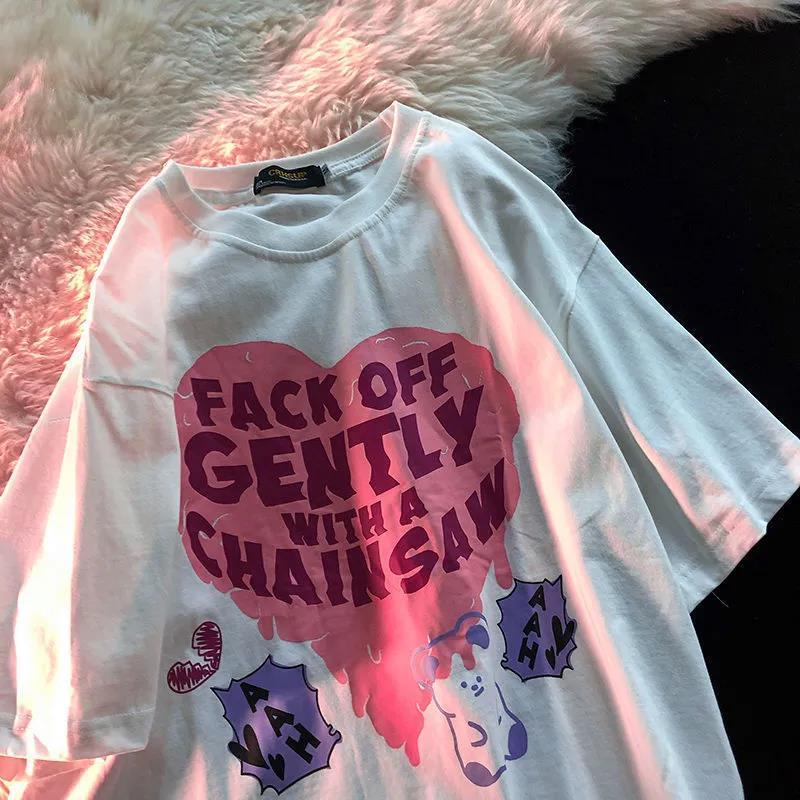 Áo Thun Ngắn Tay Dáng Rộng In Hình Phong Cách retro JL-TX-45