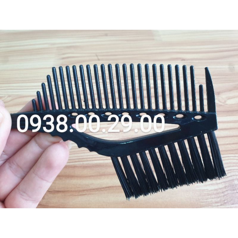 Chổi Nhuộm Tóc 2 Đầu Lông Mềm, Cọ Nhuộm Tóc Răng Thưa Chải Đều Thuốc.