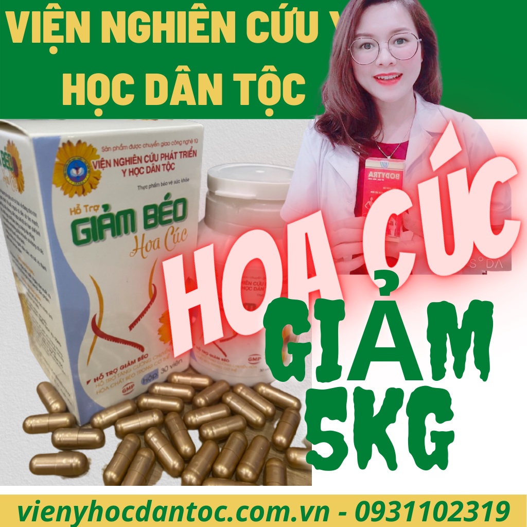 15 ngày - Giảm 5Kg - Giảm Béo HOA CÚC - Giảm Cân Cấp Tốc - Giảm Cân Nhanh