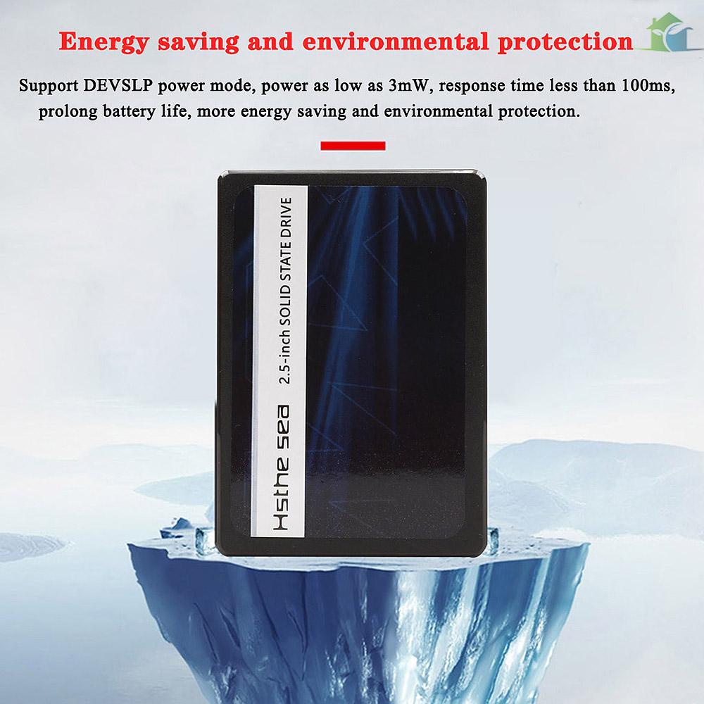 Ổ Cứng Ssd 2.5 Inch Bằng Nhựa Màu Đen Trọng Lượng Nhẹ Tiết Kiệm Năng Lượng 60gb | BigBuy360 - bigbuy360.vn