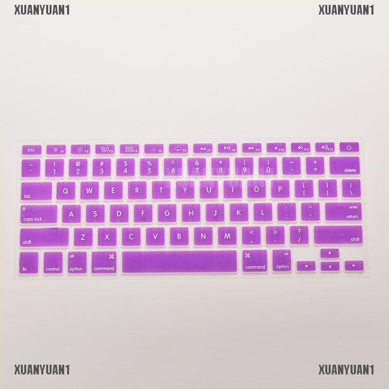 【XUANYUAN1】Silicone Keyboard Skin Cover Case for Macbook Air Pro 13" 15" 17" I