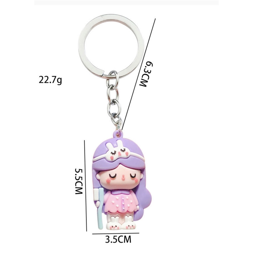 Móc Khoá Hình Em Bé Tiểu Tiên Nhiều Họa Tiết Xinh Xắn/ Charm Size Lớn