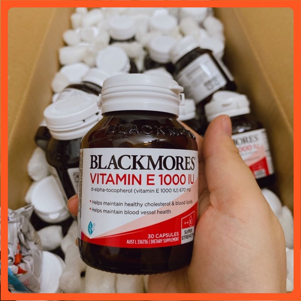 Viên uống vitamin e, blackmores vitamin e 1000iu 30 viên, 100 viên úc, đẹp da