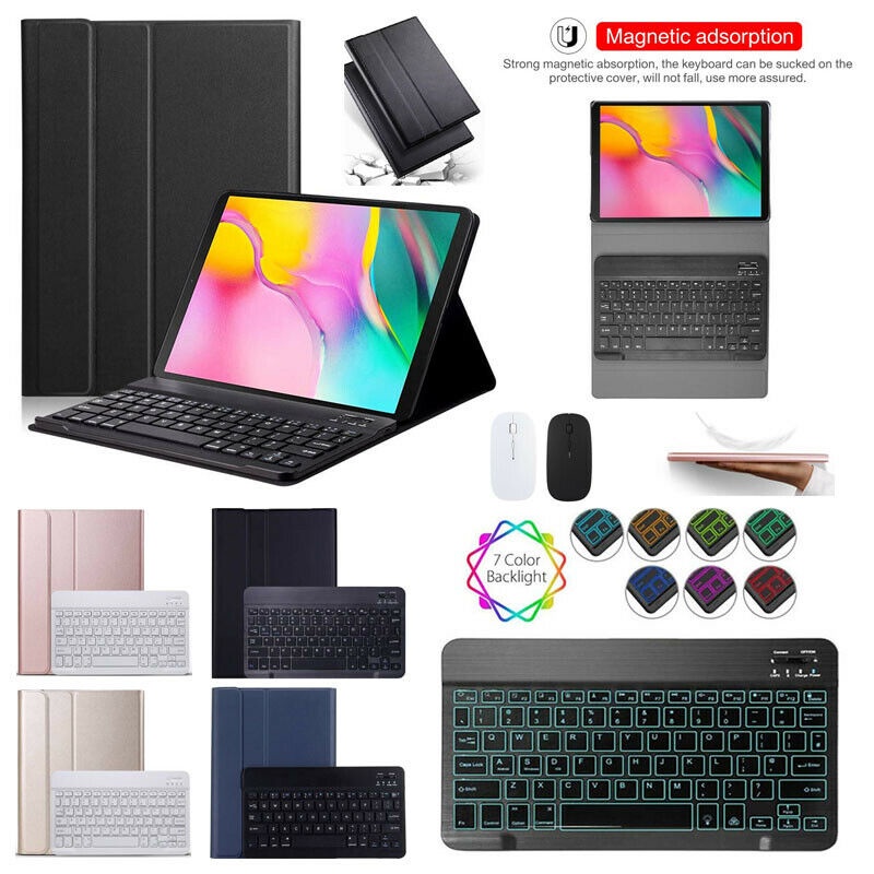Bao da tích hợp bàn phím không dây cho Samsung Galaxy Tab S7 FE Plus 12.4" SM-T730 SM-T736B