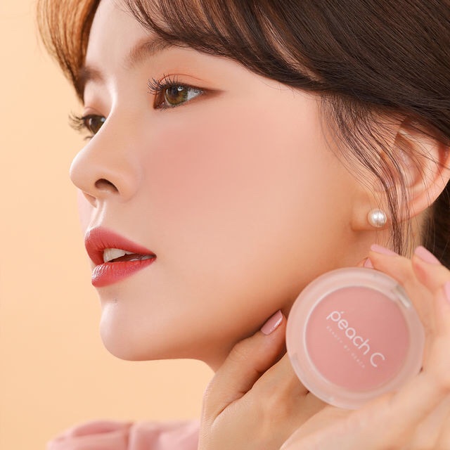 Phấn Má Hồng Dạng Nén Ngọt Ngào Peach C Peach Cotton Blusher | BigBuy360 - bigbuy360.vn
