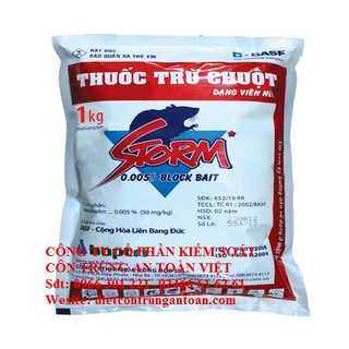 Thuốc diệt chuột storm 1kg