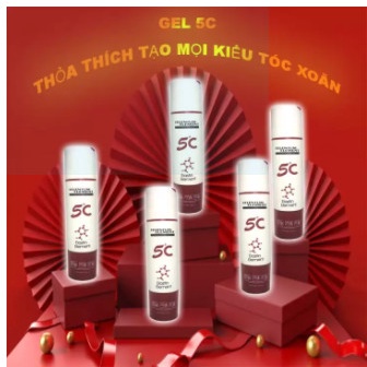 Gel mềm giữ nếp tóc uốn xoăn xù mì, sóng nước 3D 5C Makayry