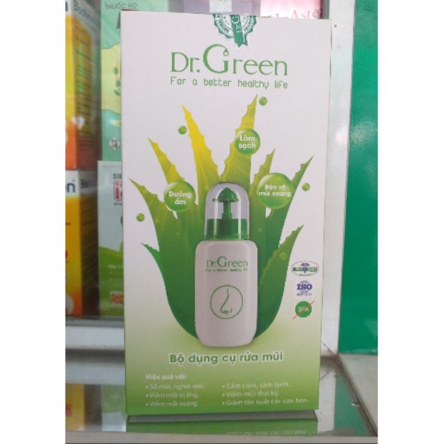 Dr.green bộ dụng cụ rửa mũi xoang