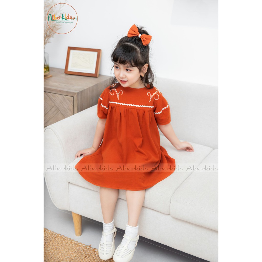 Váy bé gái ALBER KIDS dáng công chúa cao cấp Daisy Dress cho trẻ em 2,3,4,5,6,7,8,9,10,11,12 tuổi [V09]