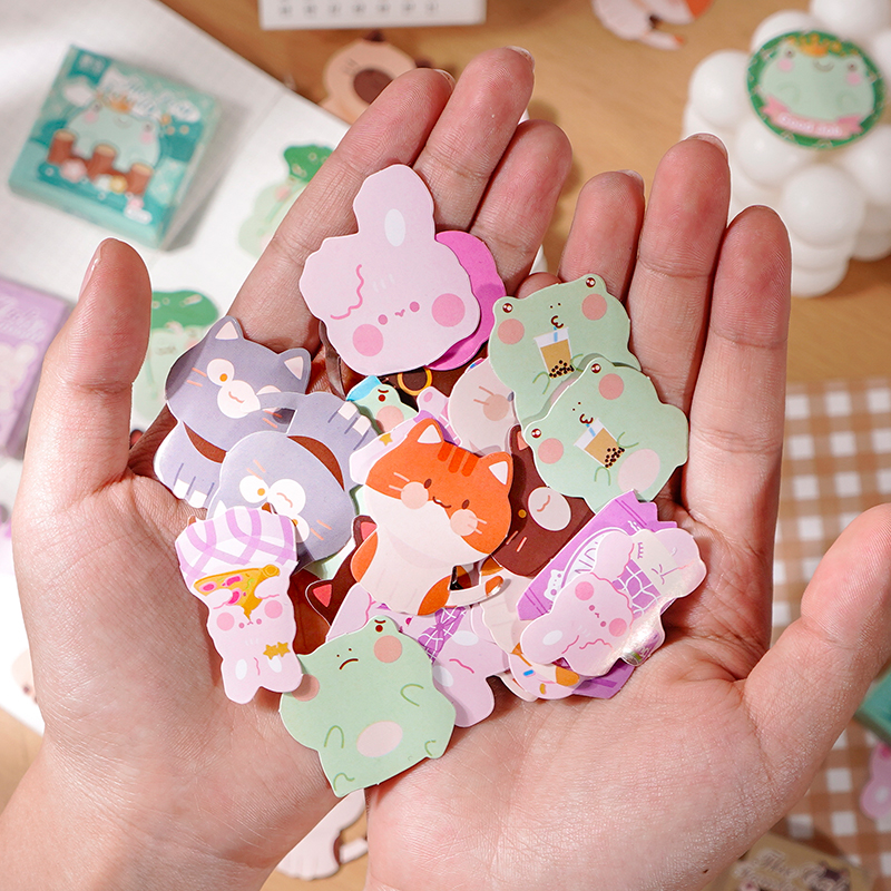 Set 45 Giấy Dán Flowertree Chủ Đề Gia Đình Trang Trí Số Tay/Nhật Ký