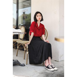 Mija Set - Set áo đỏ váy đen