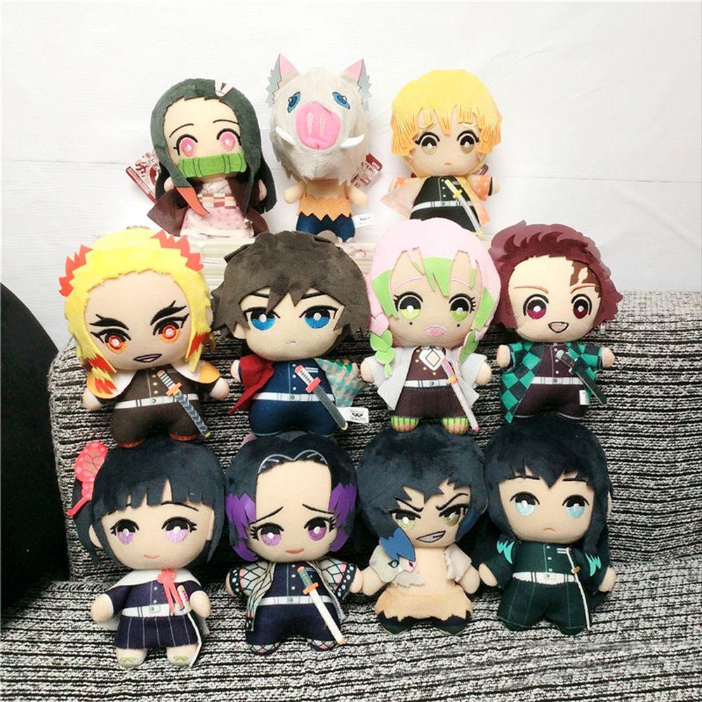 JARRED Thú Nhồi Bông Hình Nhân Vật Hoạt Hình Kamado Tanjirou Kawaii Kamado Nezuko Kamado Tanjirou