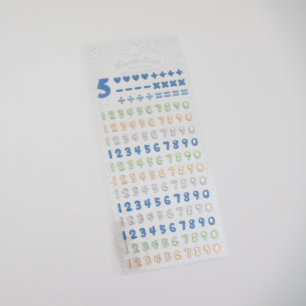 Bộ sticker dán trang trí hình chữ cái/chữ số 3D bằng chất liệu PVC | BigBuy360 - bigbuy360.vn