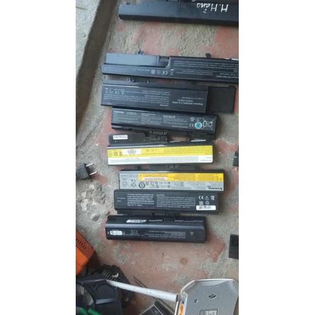 Pin laptop cũ các loại 4 cell, 6 cell