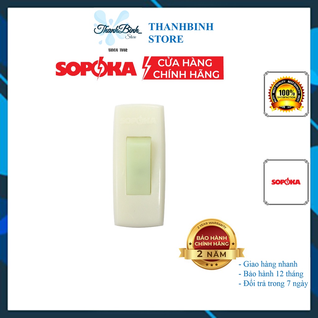 CÔNG TẮC QUẢ NHÓT/ CÔNG TẮC TREO BẬT ĐIỆN DẠ QUANG SOPOKA CỰC ĐỒNG ĐÚC