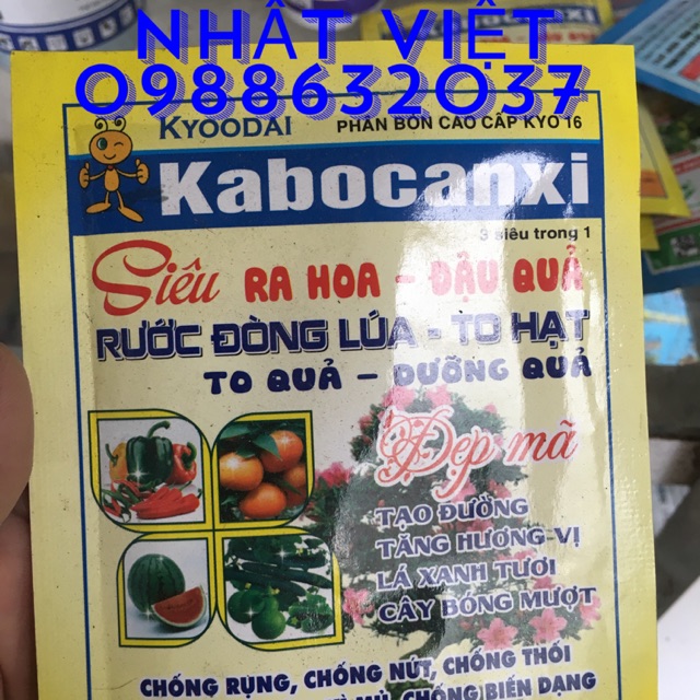 [Phân bón KABOCANXI ] Kích thích ra hoa đậu quả , đậu trái 18gr