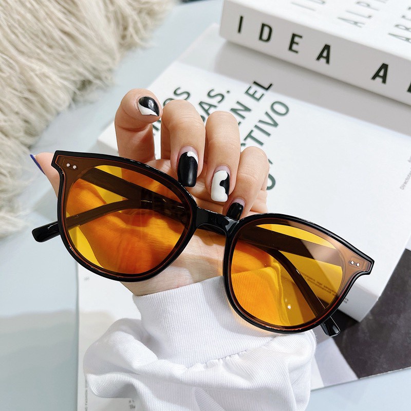 Mắt kính thời trang hagu chất liệu nhựa 582 hàn quốc phong cách Ulzzang