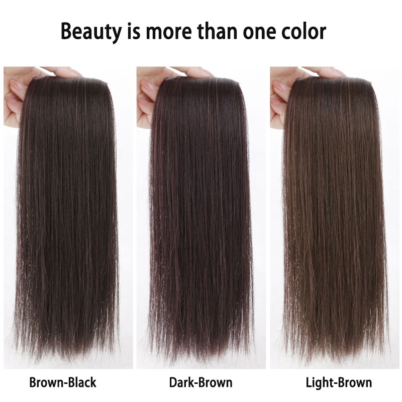 CREST Bộ Tóc Giả Dày Không Cần Dùng Keo Dán Dành Cho Nữ