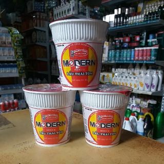 Combo 10 hộp Mì cốc Modern - lẩu thái tôm 65g