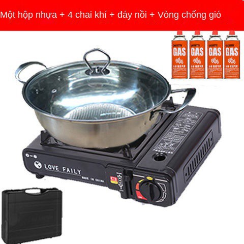 ◈❁Bếp Cassette ngoài trời nướng di động dã ngoại cắm trại gas