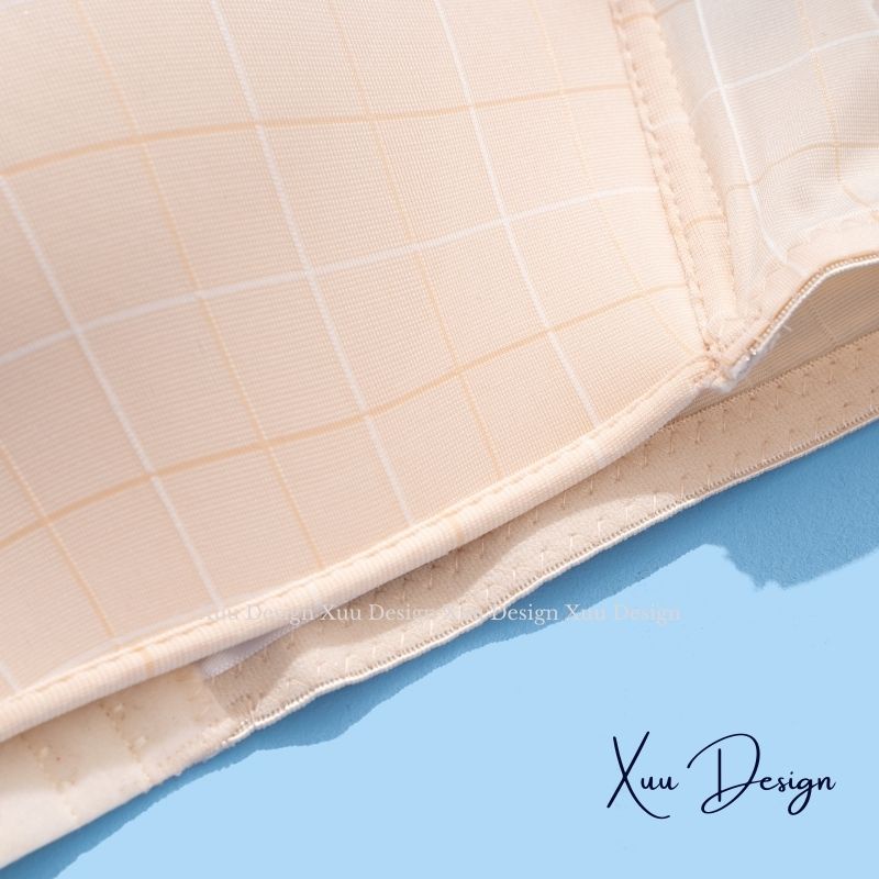 Áo ngực nữ Wexuu áo lót nữ nâng ngực kẻ caro đệm mút mỏng không gọng siêu thông thoáng - AV14