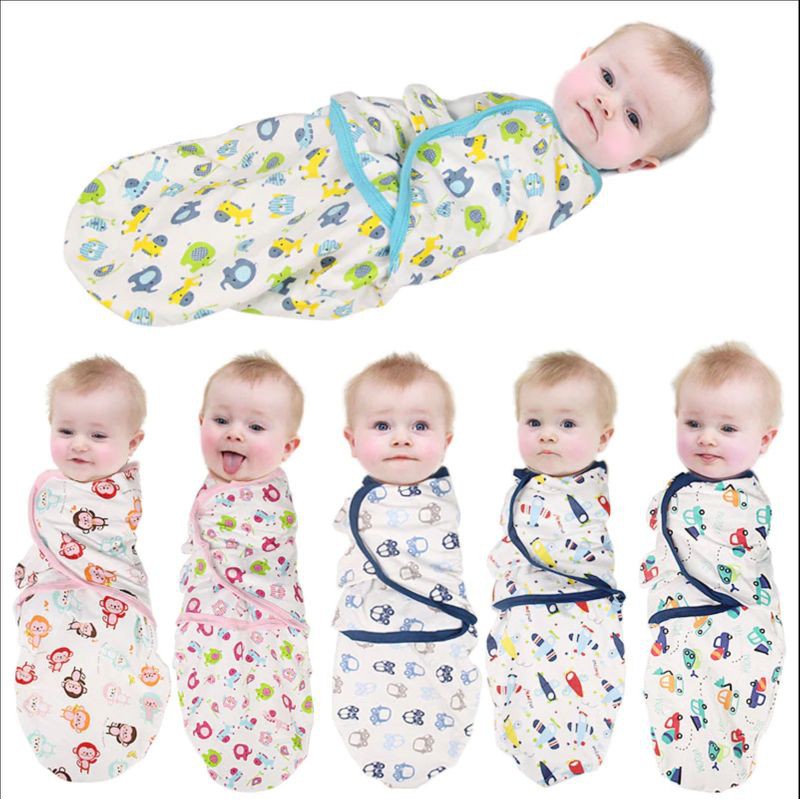 {Hàng loại 1} - Ủ kén Swaddle 100% cotton xuân hè hàng đẹp cho bé yêu